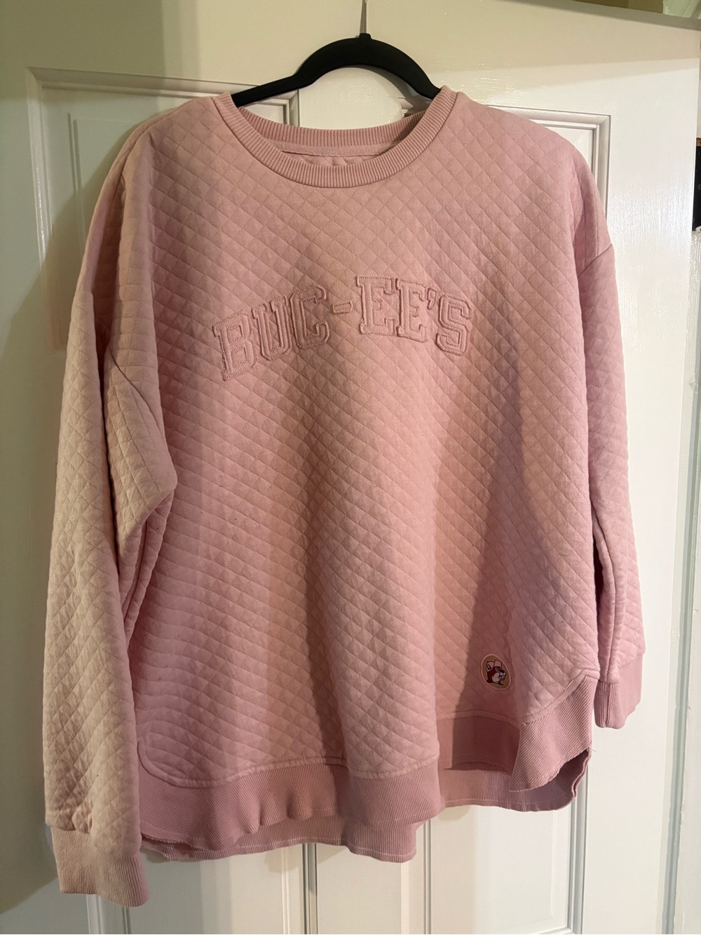 Buc-ee’s Quilted Long Sleeve Pullover-women Size XL